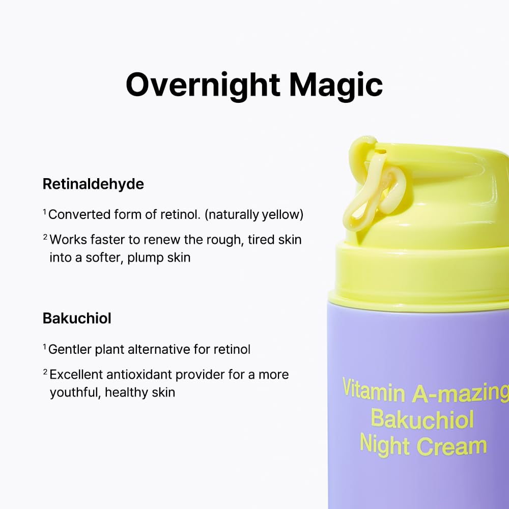 By Wishtrend Vitamin A-mazing Bakuchiol Night Cream - 30g - Image 3