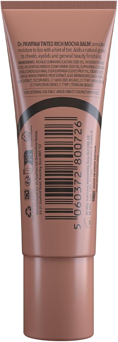 Dr. Pawpaw Rich Mocha Lip and Skin Balm - Tinted, 10ml - Image 7