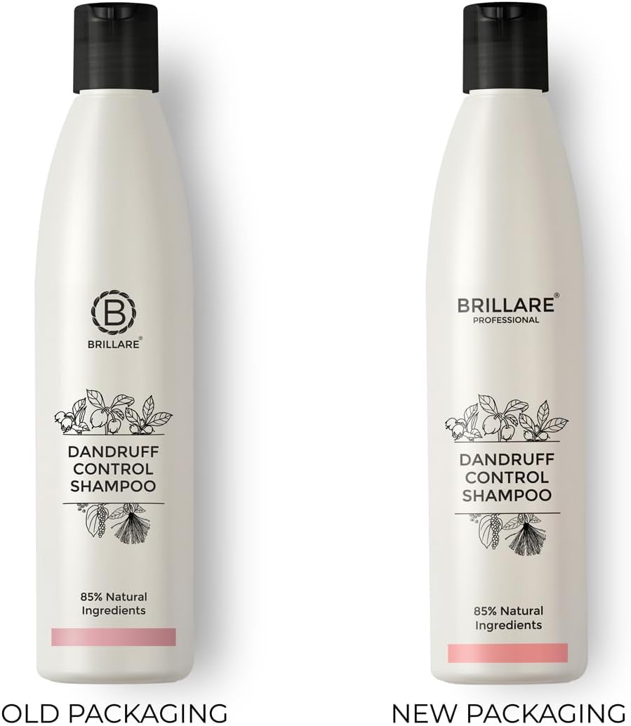 Brillaire Dandruff Control Shampoo - 85% Natural Ingredients - 300ml - Image 5