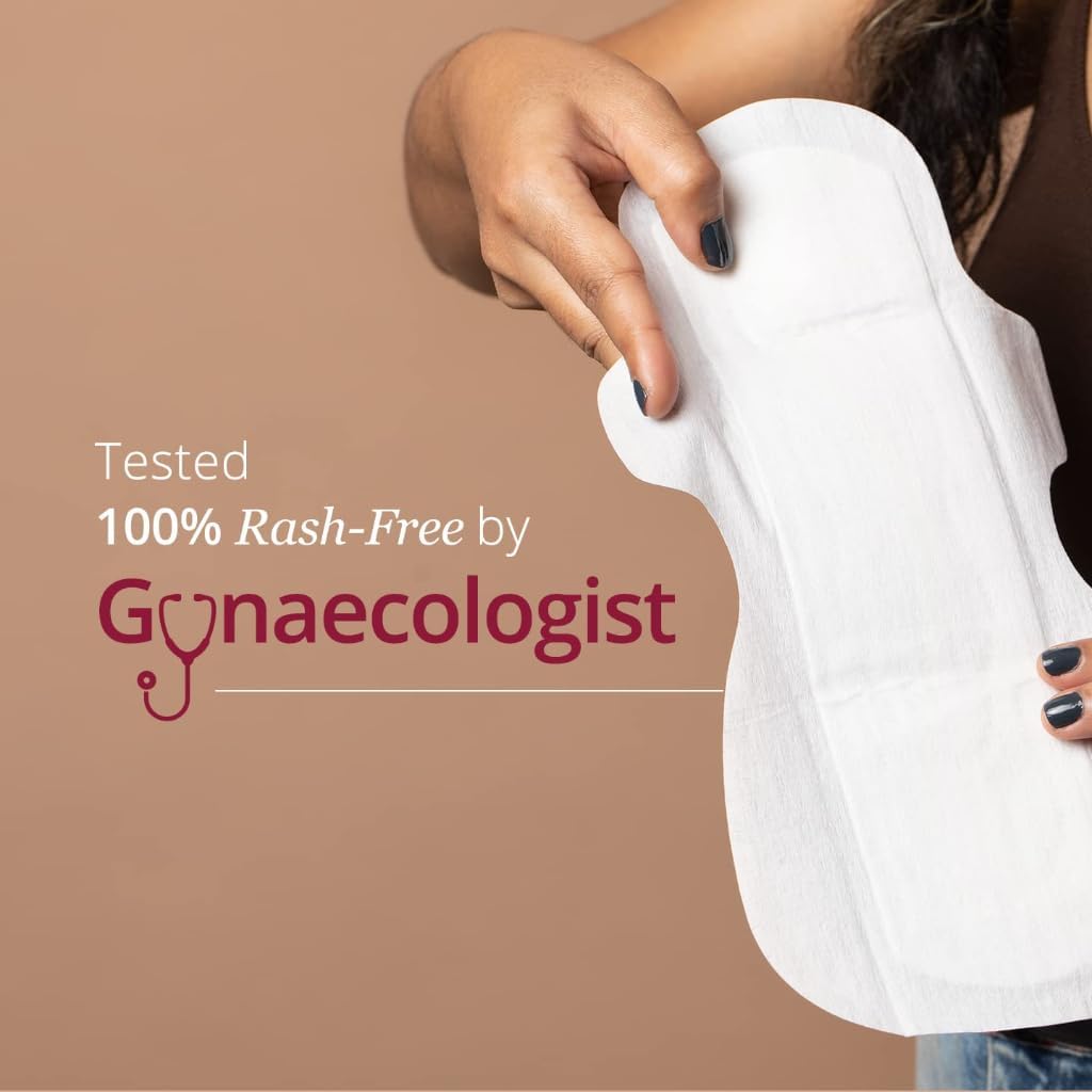 Carmesi Sensitive Sanitary Pads, Rash-Free Design, 30 Pack - Image 2