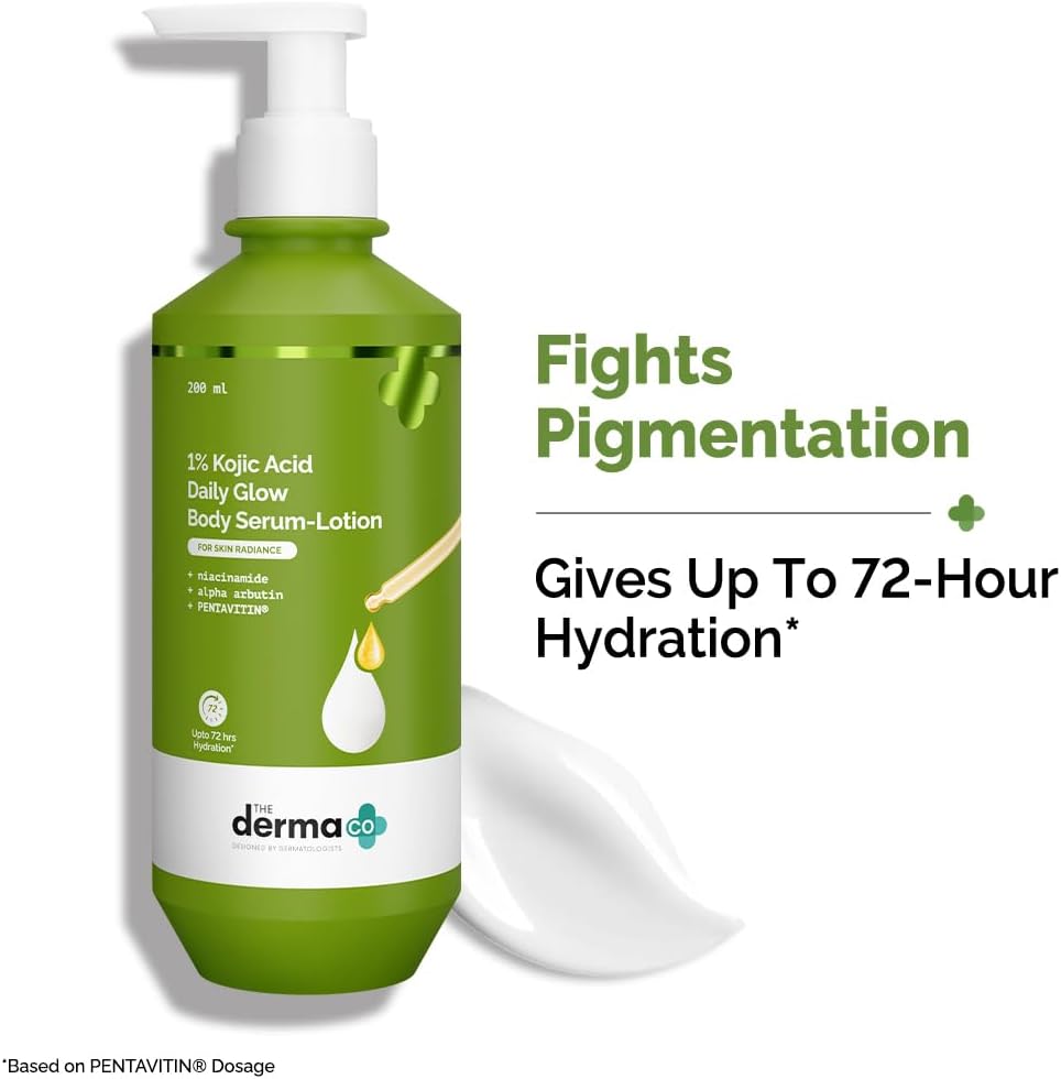 The Derma Co Body Serum Lotion with 1% Kojic Acid & Vitamin C - 250ml - Image 2