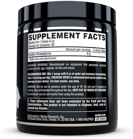 Nutrex Creatine Monohydrate - Sports Nutrition Powder, 300g - Image 2