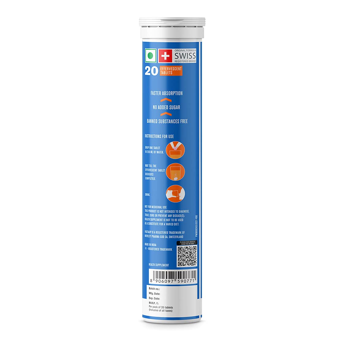 Fast & Up L-Arginine Supplement - Boosts Stamina & Nitric Oxide - Orange Flavour - Image 5