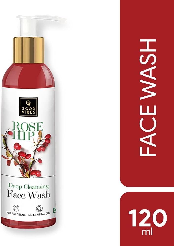 Good Vibes Rosehip Deep Cleansing Face Wash - 120 ml - Image 3