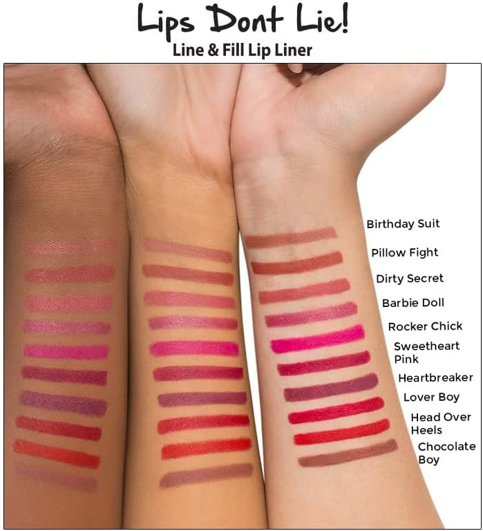 Nykaa Lips Don't Lie Lip Liner Heart Breaker07 - Colour Cosmetics - Image 5