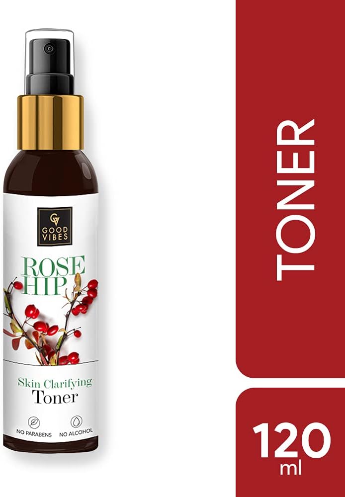 Good Vibes Rosehip Skin Clarifying Toner - Face Cleanser, 120 ml - Image 3