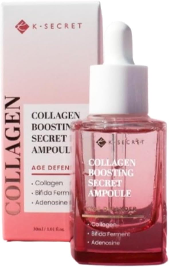 K-SECRET SEOUL 1988 Collagen Boosting Secret Ampoule, Face Serum, 30ml