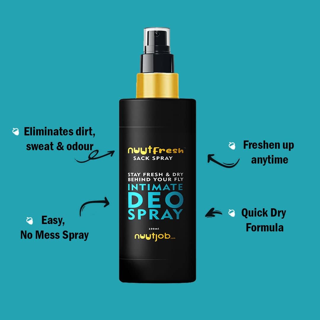 Nuutjob Nuut Fresh Sack Intimate Deo Spray - Feminine Care, 100ml - Image 3