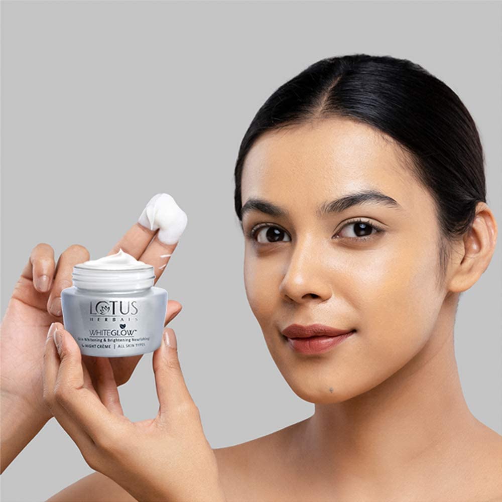 Lotus Herbal Whiteglow Skin Whitening & Brightening Night Creme - 60g - Image 6