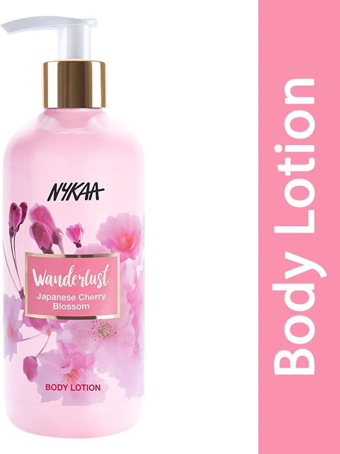 Nykaa Wanderlust Japanese Cherry Blossom Body Lotion - 300ml - Image 2