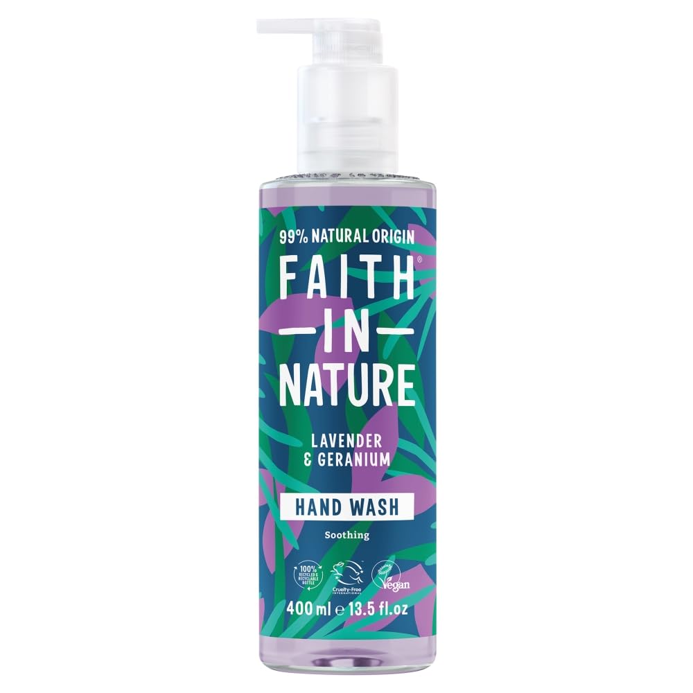Faithinnature Lavender & Geranium Hand Wash, 400ml