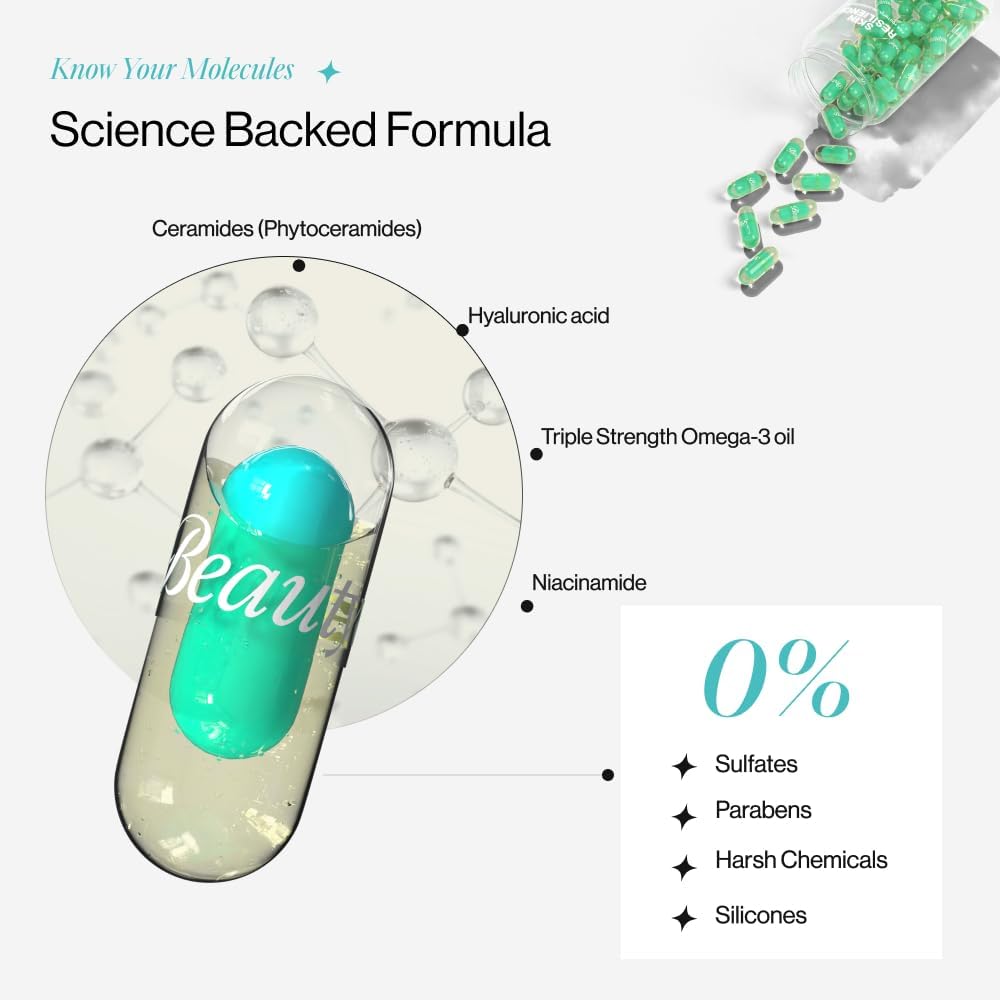 beautywise Dual Action Skin Resilience Capsules - 30 Capsules - Image 3
