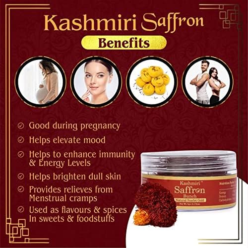 Vedapure A+ Grade Original Kashmiri Saffron with Yellow Threads - 5g Pack of 2 - Image 6