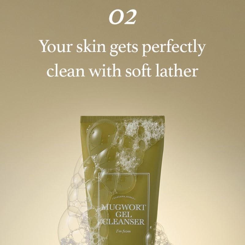 I'm From Mugwort Gel Cleanser - Face Cleanser with Mugwort Extract, 150 ml - Image 5