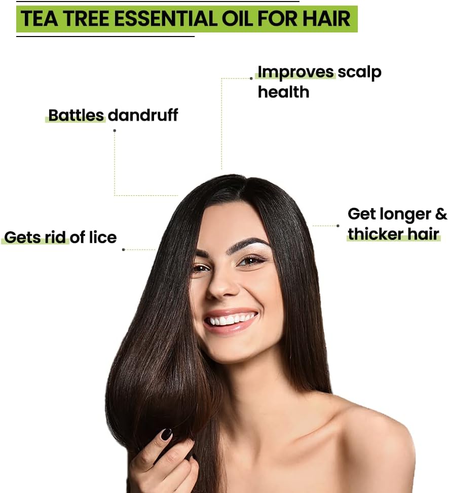 ReyNaturals Tea Tree Essential Oil for Hair, Skin and Face - 15ml - Image 2