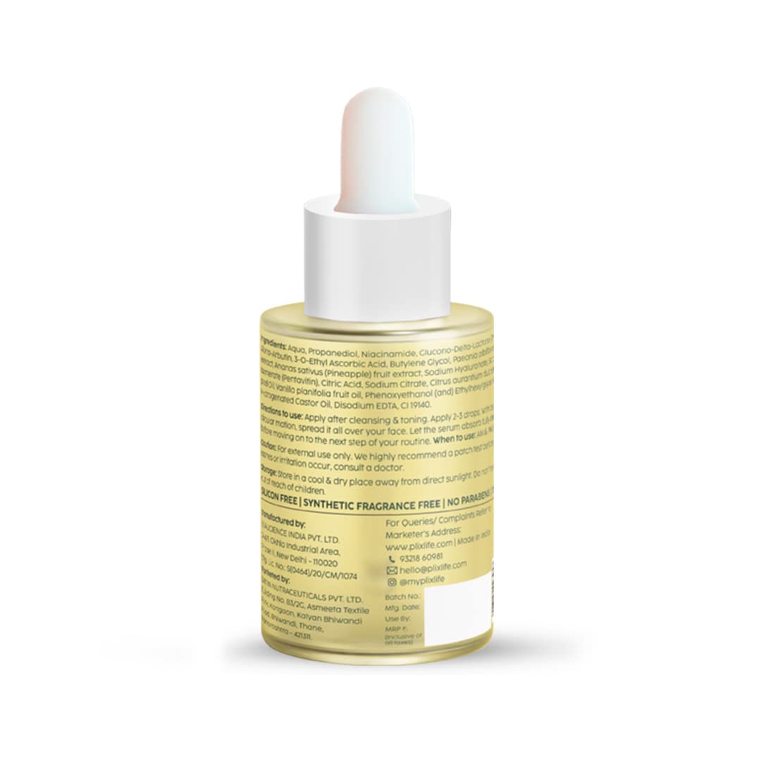 Plix Pineapple De-Pigmentation Dewy Serum - 30ml Face Treatment - Image 2