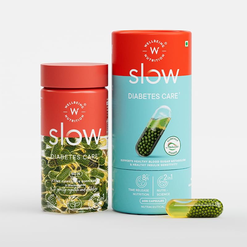 Wellbeing Nutrition Slow Diabetes Care Capsules with Reducose® & Botanicals - 60 Veg Capsules - Image 7