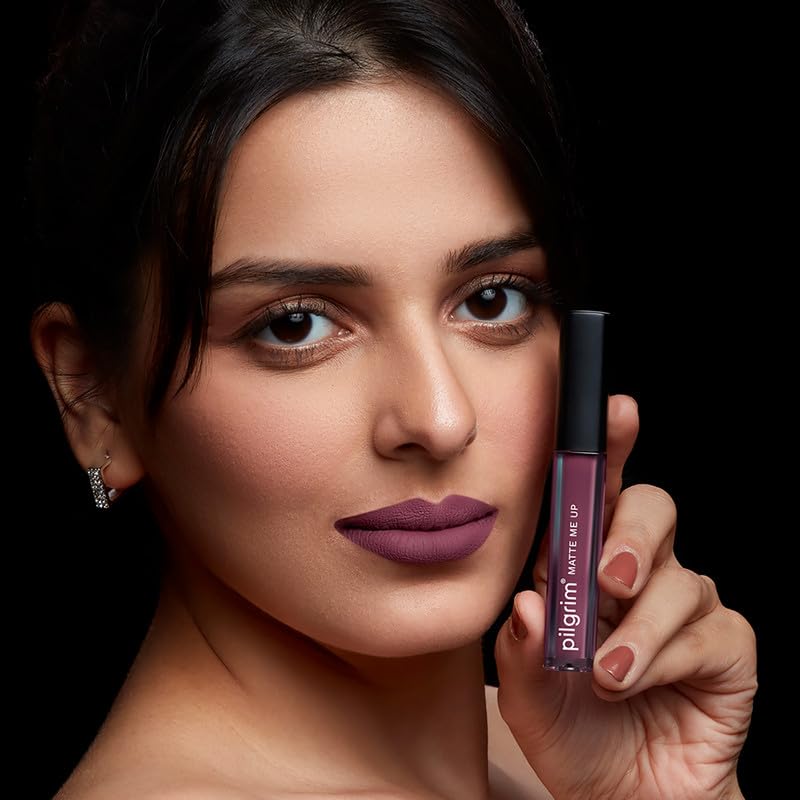Pilgrim Liquid Matte Lipstick - Mauve Desire 5ml - Image 7