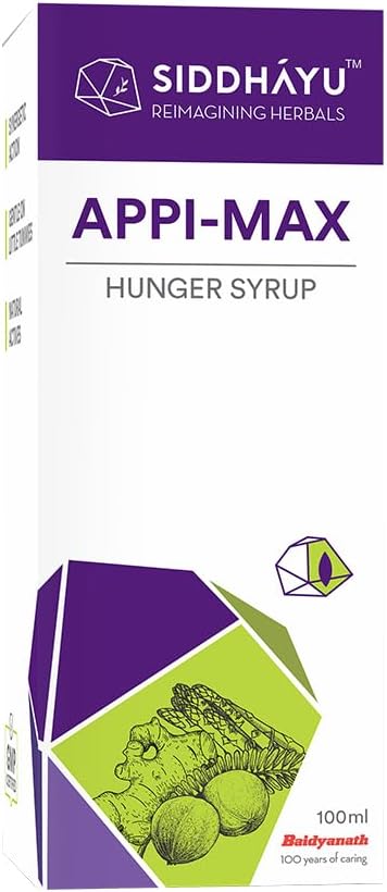 Siddhayu Appi-Max Hunger Syrup for Children with Herbal Ingredients - 100 ml