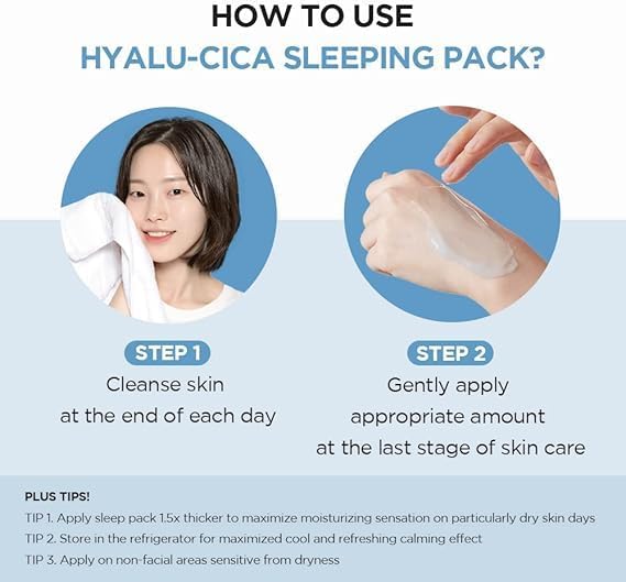 Skin1004 Madagascar Centella Hyalu-Cica Sleeping Pack - 30ml Gel Mask - Image 6