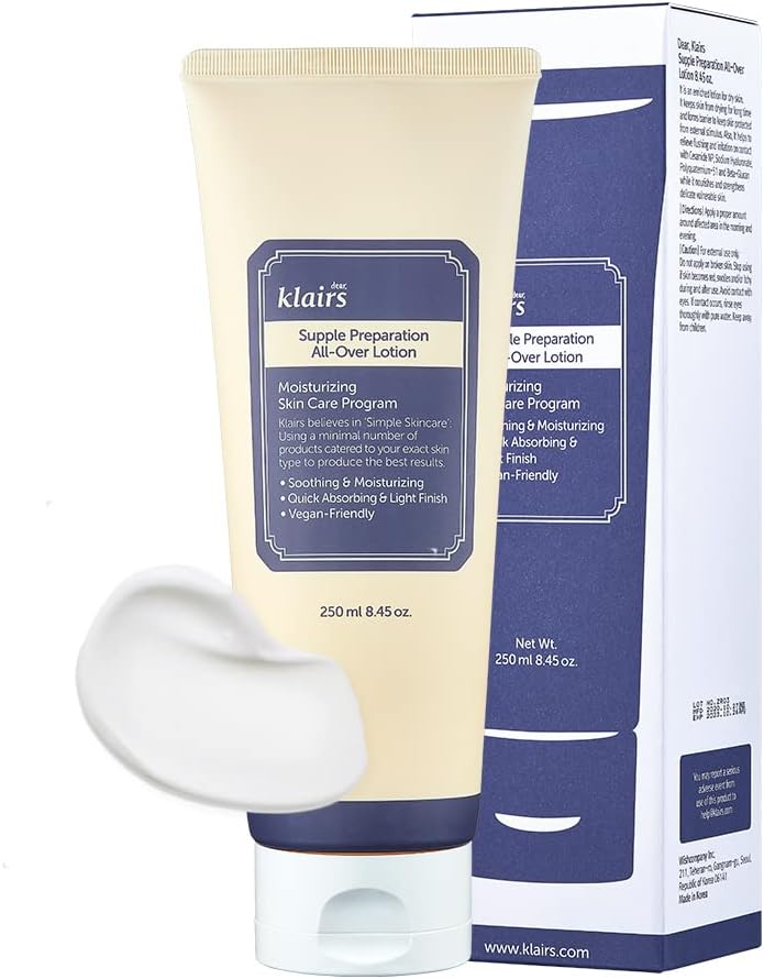 Dear Klairs Supple Preparation All-Over Lotion - Body Care, 250 mL