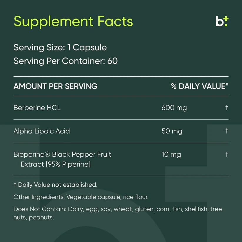 ProHealth Berberine Pro Capsules - Herbal Supplement with Alpha Lipoic Acid & Bioperine, 60 Count - Image 6