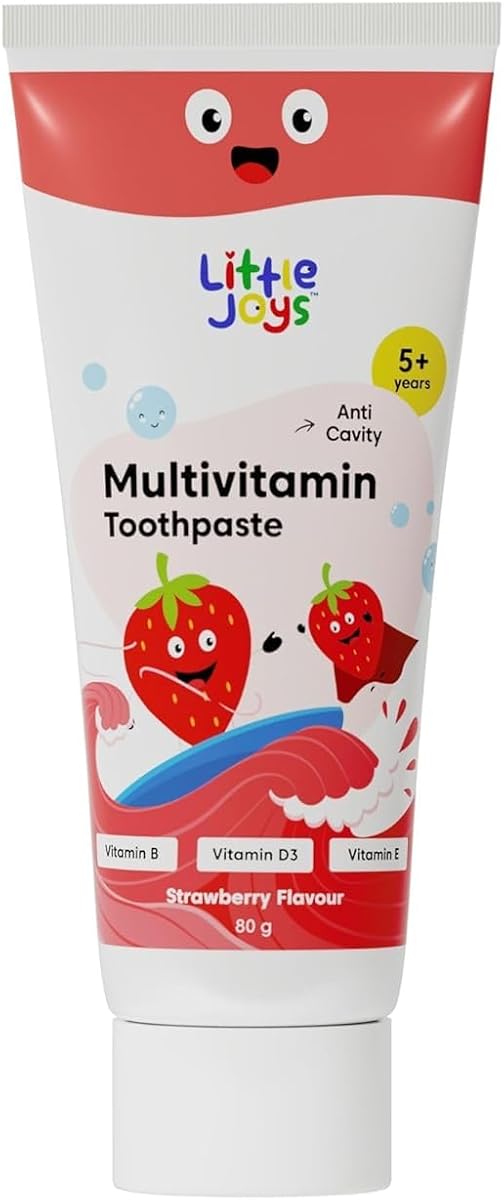 Little Joys Kids Multivitamin Toothpaste - Strawberry Flavour, 80g