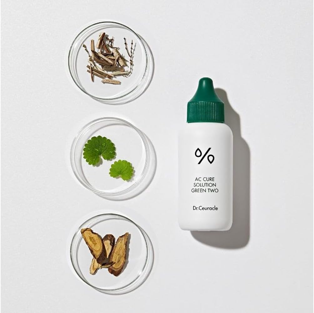 Dr.Ceuracle AC Cure Solution Green Two Face Serum - AHA, Chamomile - 50ml - Image 2