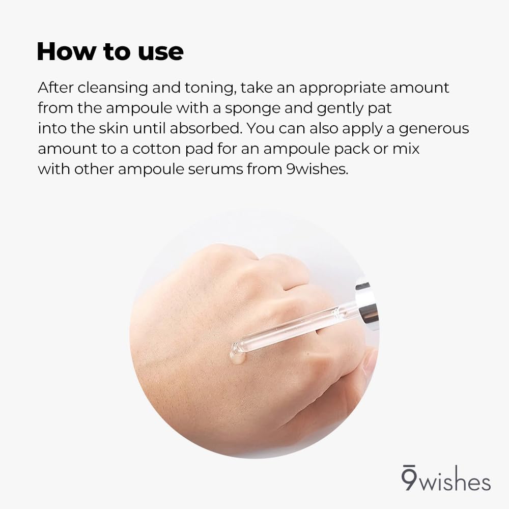 9Wishes Miracle White Ampule Serum - Facial Treatment, 25ml - Image 5