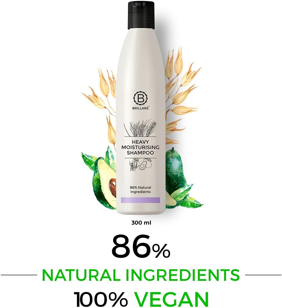 Brillaire Heavy Moisturising Shampoo with Wheat Germ & Avocado - 300ml - Image 6