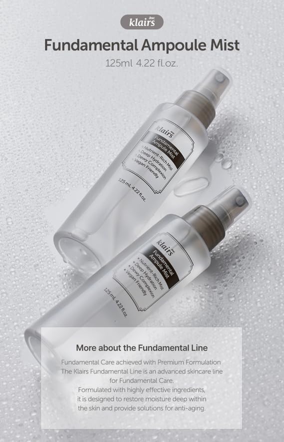 Dear Klairs Fundamental Ampule Mist Face Serum 125 mL - Image 3