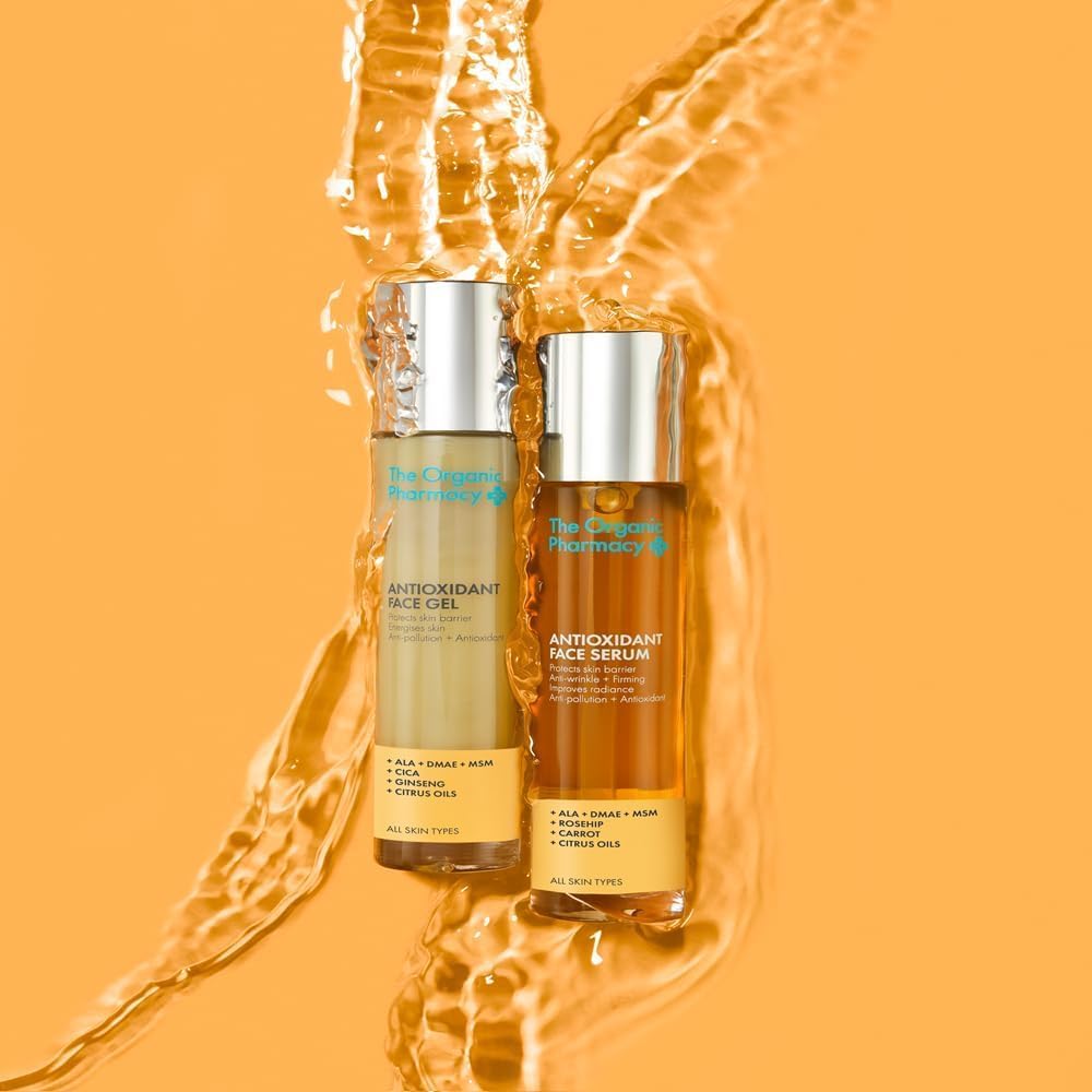 The Organic Pharmacy Antioxidant Duo - Face Serum & Face Gel 35ml Each - Image 2