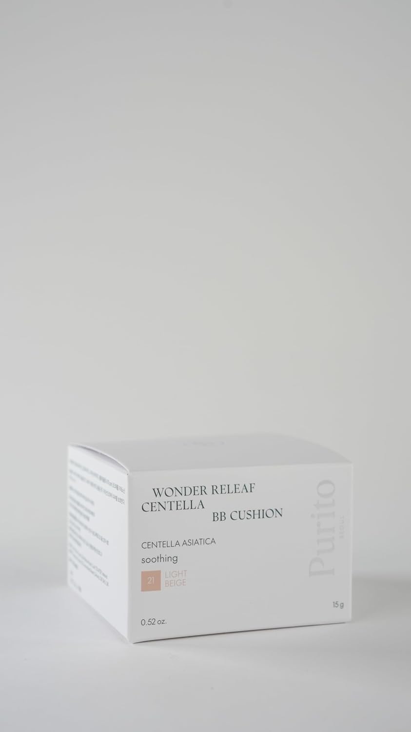 Purito Wonder Releaf Centella BB Cushion 21 Light Beige - 15g - Image 8
