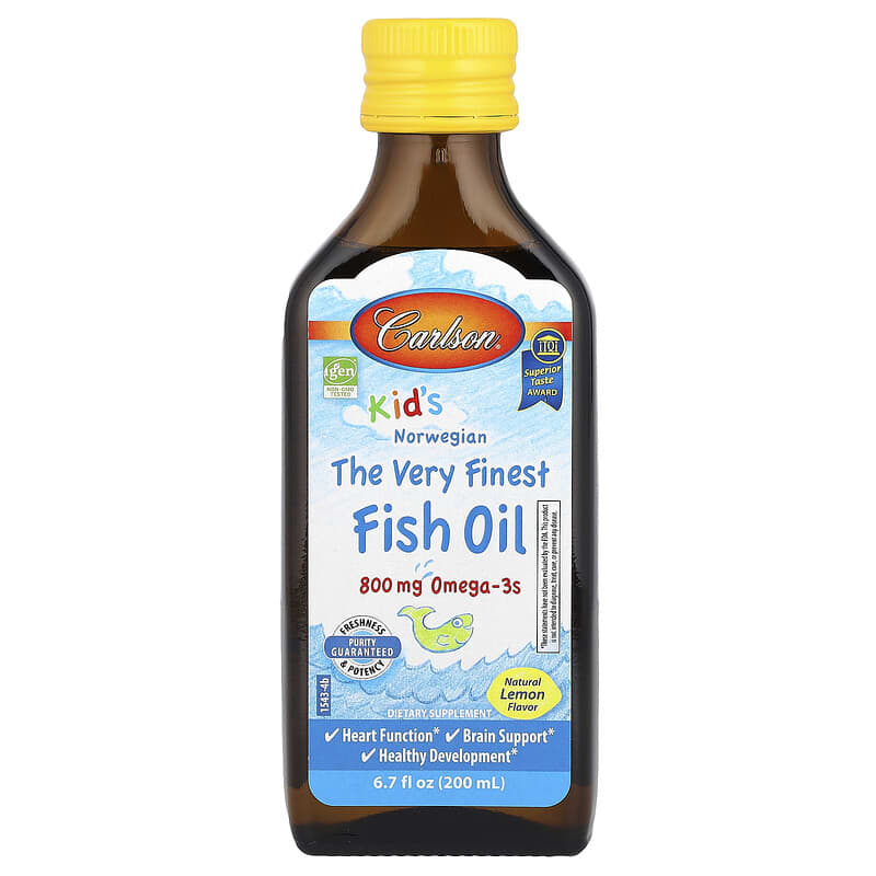 CARLSON KIDS FISH OIL LEMON 200ML