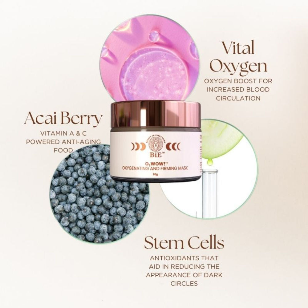 Bie BiE O2Wow! Oxygenating & Firming Mask - 20g - Image 5