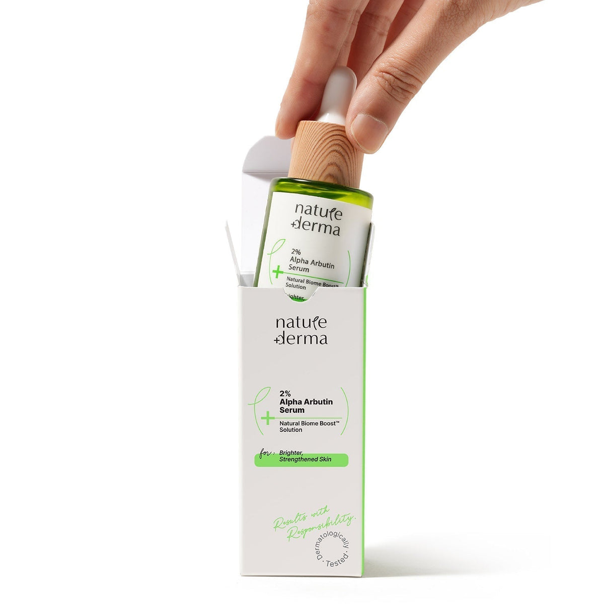 Nature Derma Face Serum with 2% Alpha Arbutin, 30ml - Image 4