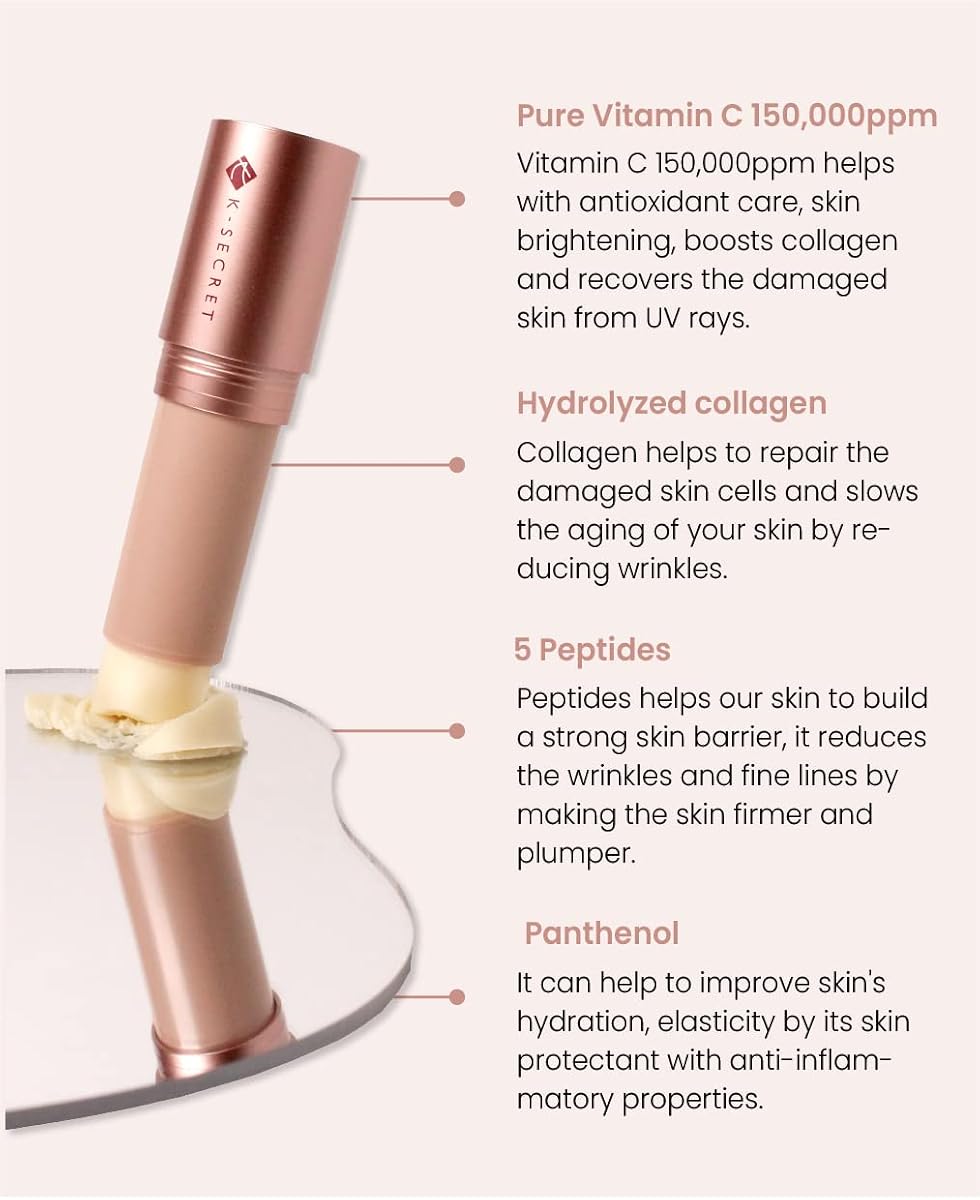 K-SECRET SEOUL 1988 Multi Balm with Collagen & Vitamin C for Wrinkle Care - 150,000ppm - Image 6