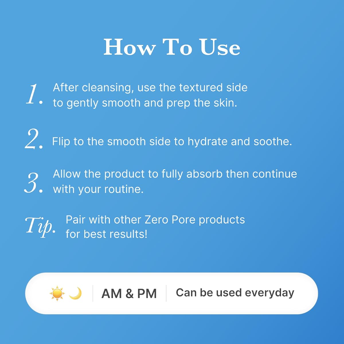 Medicube Zero Pore Pads Mild 2.0 - PHA Exfoliating Toner Pads - 70 Sheets - Image 6