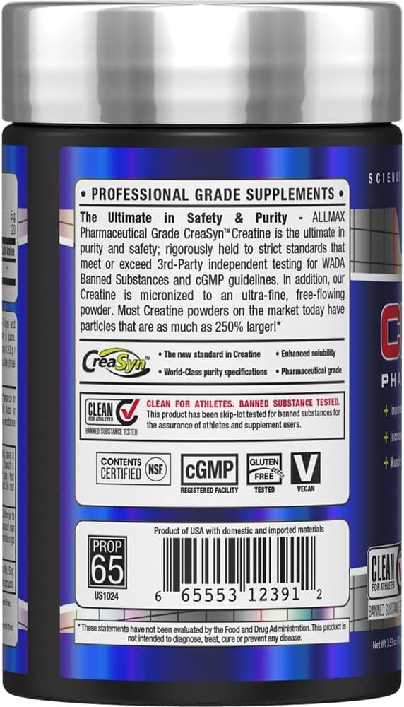 Allmax Creatine Powder - Sports Nutrition Supplement, 100g - Image 2