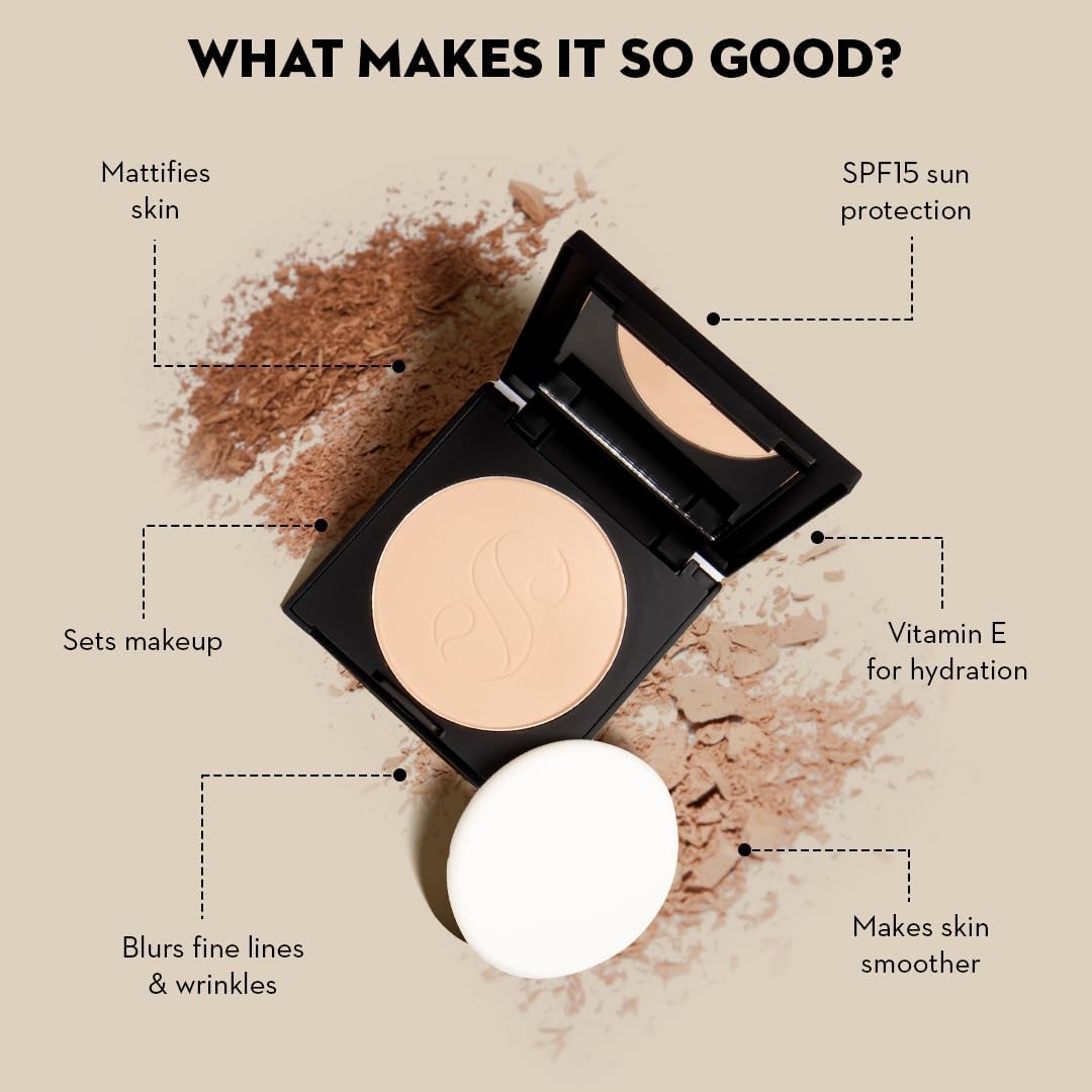 Sugar Cosmetics Dream Cover SPF15 Mattifying Compact - Medium Shade, 30 Chococcino - Image 3