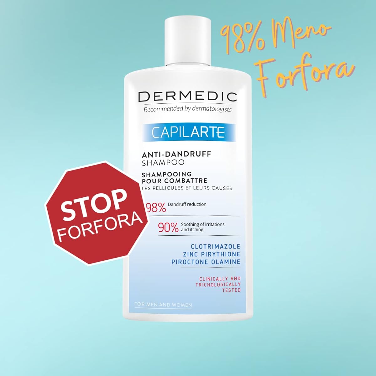 Dermedic Capilarte Anti-Dandruff Shampoo - 300ml - Image 2