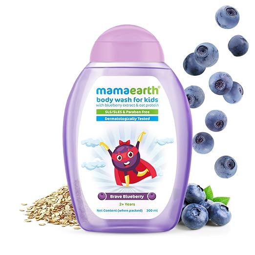 Mamaearth Brave Blueberry Body Wash - 300 ml - Image 2