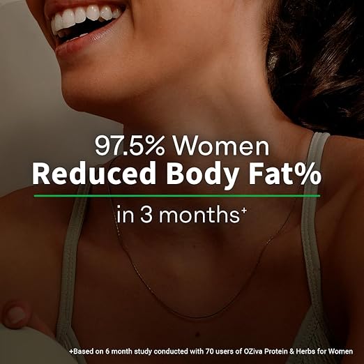 Oziva Protein & Herbs for Women - Vanilla Almond, 500g Natural Protein Powder - Image 5