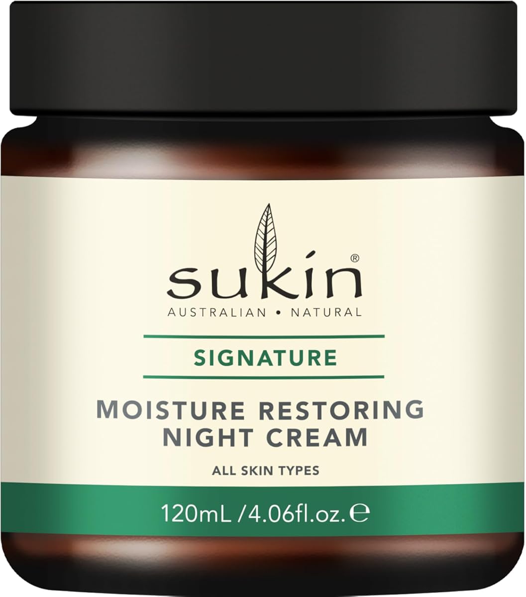 Sukin Moisture Restoring Night Cream - Rosehip & Shea Butter, 120ml