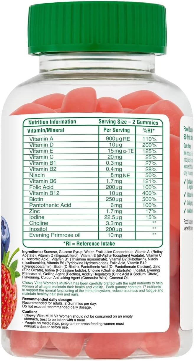 Chewy Vites Women's Multivitamin Gummies - 60 Count - Image 3