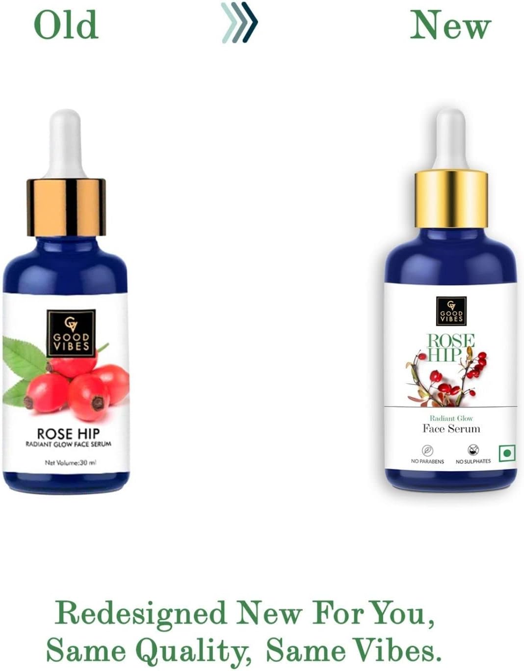 Good Vibes Rosehip Radiant Glow Face Serum - 30ml - Image 6