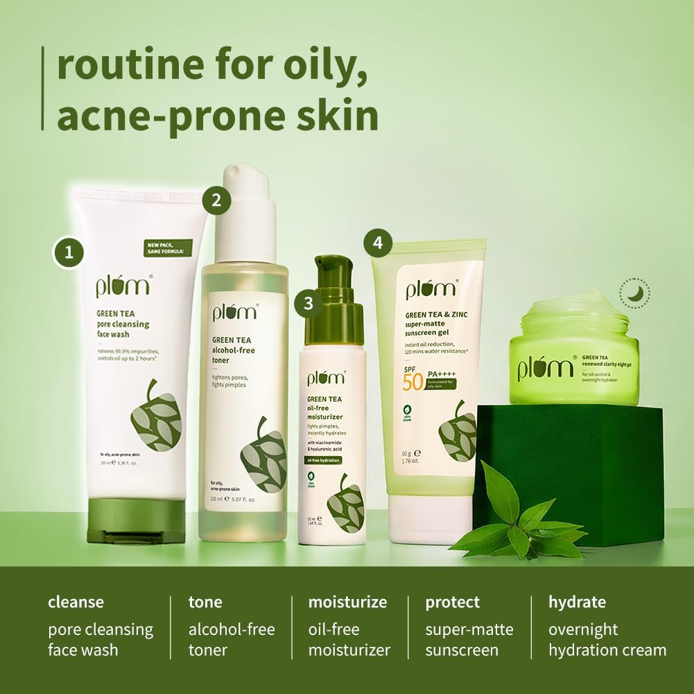Plum Green Tea Pore Cleansing Face Wash - 100ml - Image 8