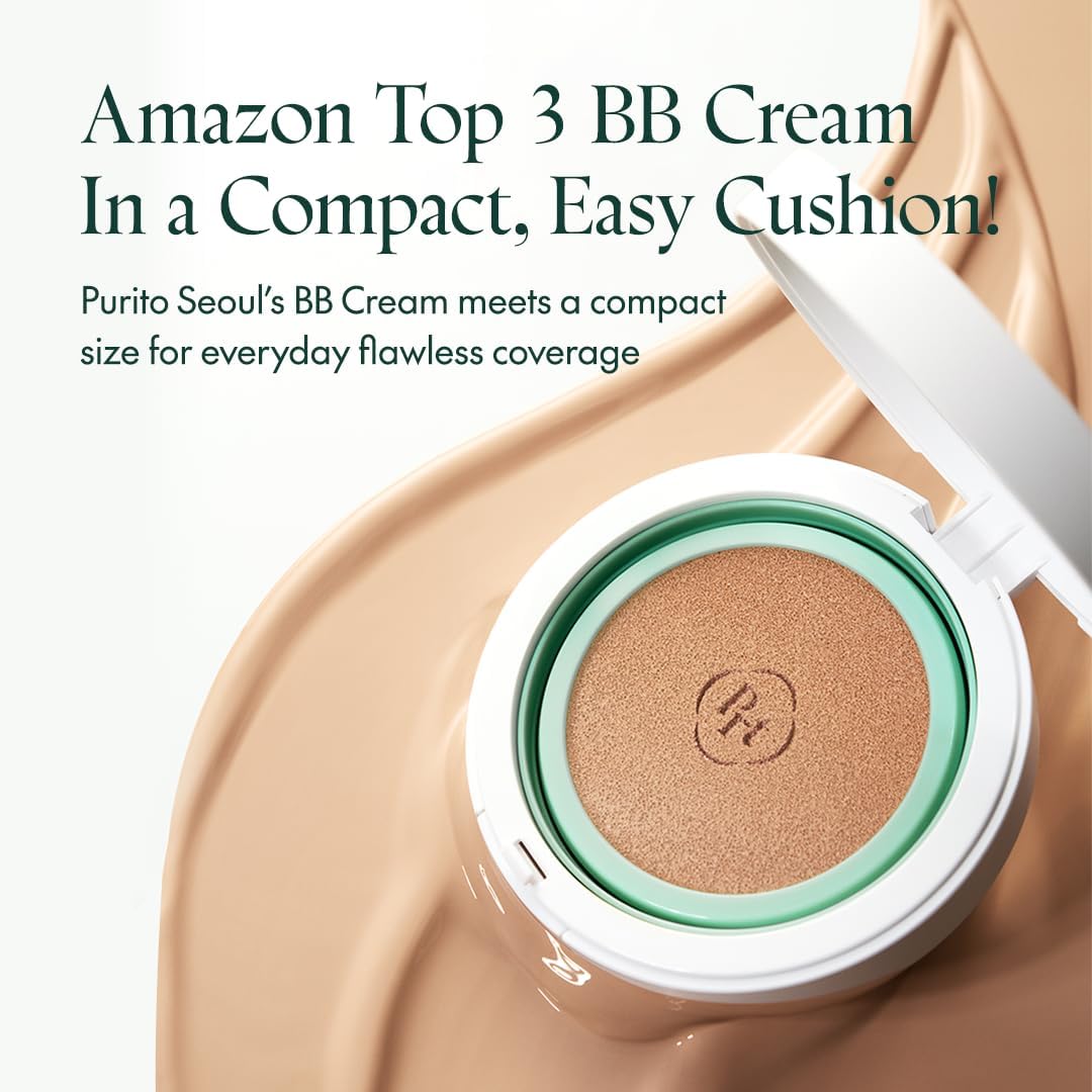 Purito Wonder Releaf Centella BB Cushion 21 Light Beige - 15g - Image 3