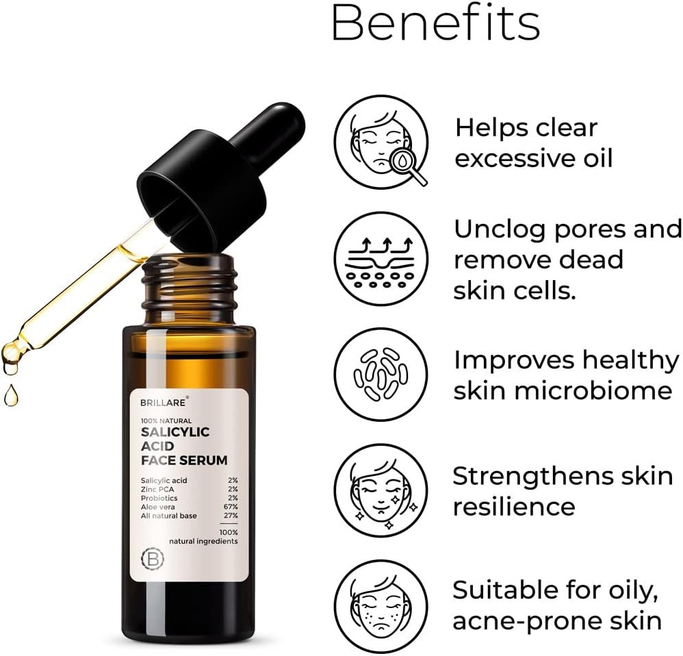 Brillaire Salicylic Acid Face Serum - 30ml - Image 3