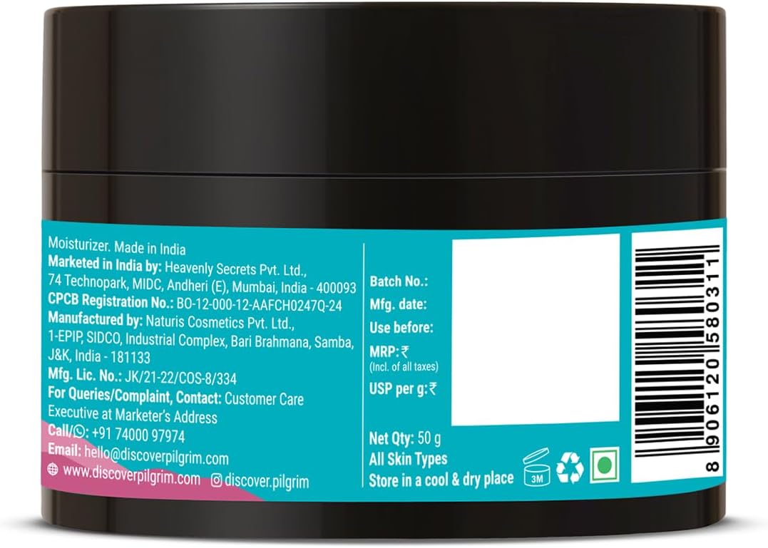 Pilgrim Face Moisturiser with Red Vine, Vitamin C & SPF 30, 50g - Image 8